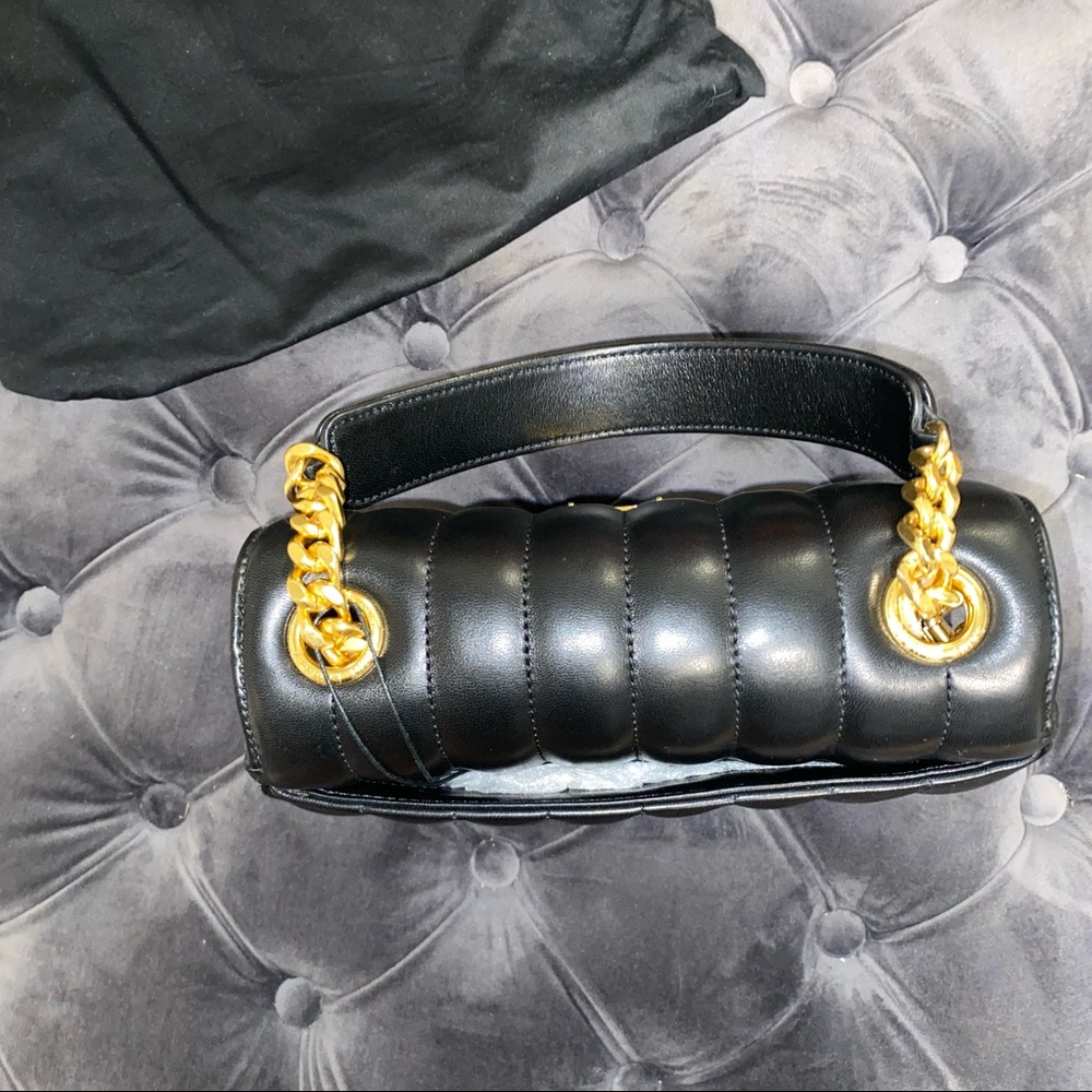 SOLD New Yves Saint Laurent Black Medium Vicky Bag Gold Hardware - Picture 9 of 10